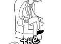 The Simpsons Coloring Pages Image of Mr Burns