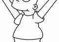 The Simpsons Coloring Pages of Bart Image