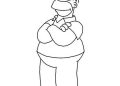 The Simpsons Coloring Pages of Homer Pictures