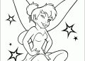 Tinkerbell Coloring Pages Laugh