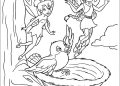 Tinkerbell Coloring Pages with Fawn
