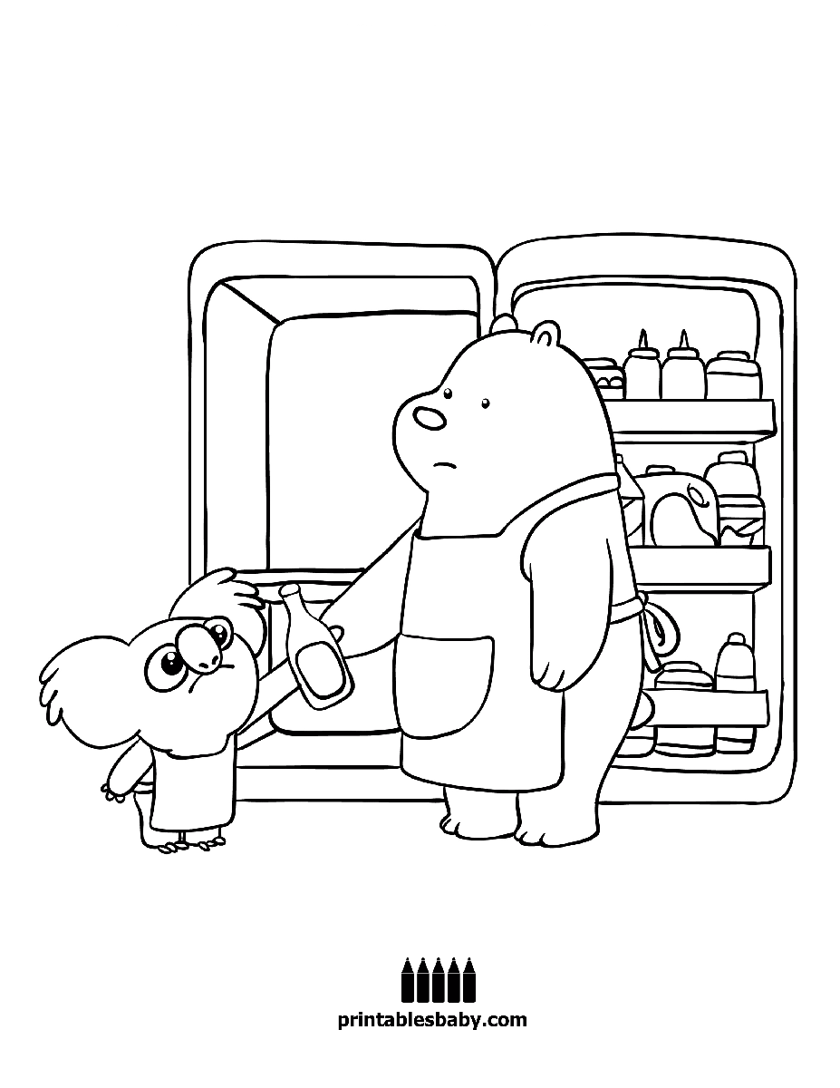 We Bare Bears Coloring Pages - Visual Arts Ideas