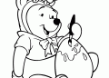 Winnie the Pooh Coloring Pages Drawing