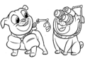 Puppy Dog Pals Coloring Pages Image