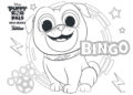 Puppy Dog Pals Coloring Pages of Bingo