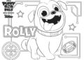 Puppy Dog Pals Coloring Pages of Rolly